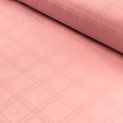 ΥΦΑΣΜΑ ΖΑΚΑΡ ΣΑΤΙΝΕ ΑΝΑΓΛΥΦΟ ΕΞΑΙΡΕΤΙΚΗΣ ΠΟΙΟΤΗΤΑΣ — ΦΑΡΔΟΣ 2.80 Μ. - ΡΟΖ ΚΑΡΟ