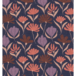 ΥΦΑΣΜΑ ΒΑΜΒΑΚΕΡΟ HALF PANAMA PREMIUM DIGITAL PRINT - ΝΥΧΤΕΡΙΝΟΣ ΚΗΠΟΣ