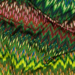 ΥΦΑΣΜΑ ΣΑΤΕΝ SILK TOUCH MATTE (ΜΕΤΑΞΩΤΗΣ ΥΦΗΣ) ΣΧΕΔΙΟ MISSONI ΖΙΚ-ΖΑΚ ΠΟΛΥΧΡΩΜΟ