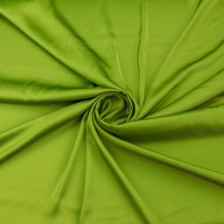ΥΦΑΣΜΑ ΣΑΤΕΝ ''RASMIR SILK FLOW'' ΠΡΑΣΙΝΟ ΛΑΔΙ 