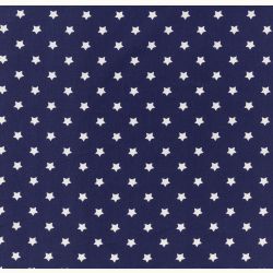 ΥΦΑΣΜΑ ΠΟΠΛΙΝΑ 100% ΒΑΜΒΑΚΙ ΣΧΕΔΙΟ ΑΣΤΕΡΙΑ (ΜΠΛΕ ΣΚΟΥΡΟ - ΑΣΠΡΟ)