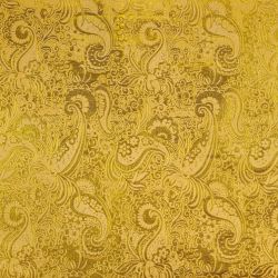 ΥΦΑΣΜΑ ΖΑΚΑΡ ΕΛΑΦΡΥ ΣΧΕΔΙΟ ΛΑΧΟΥΡ ΜΕ ΧΡΥΣΕΣ ΔΙΧΡΩΜΙΕΣ - ΚΙΤΡΙΝΟ ΧΡΥΣΟ