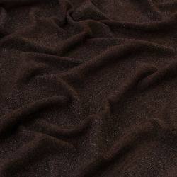 ΥΦΑΣΜΑ ΠΛΕΚΤΟ ΜΑΛΑΚΟ ΧΕΙΜΕΡΙΝΟ - ΜΟΝΟΧΡΩΜΟ ΡΙΓΕ ΜΕ ΛΟΥΡΕΞ, ΚΑΦΕ ΣΚΟΥΡΟ 