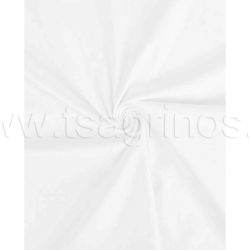 ΥΦΑΣΜΑ ΠΟΠΛΙΝΑ 100% ΒΑΜΒΑΚI (ΑΣΠΡΟ)