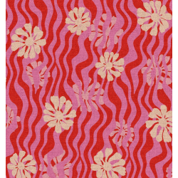 ΥΦΑΣΜΑ ΒΑΜΒΑΚΕΡΟ HALF PANAMA PREMIUM - RASBERRY CORAL